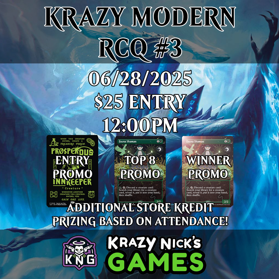 Krazy Modern RCQ #3 06/28 12:00PM